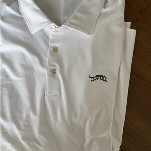 White Golf Polo Shirt